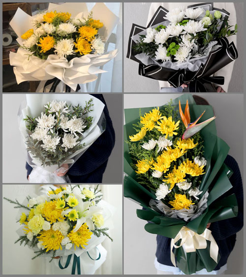 湖南邵阳双清区火车站乡白事花束代送